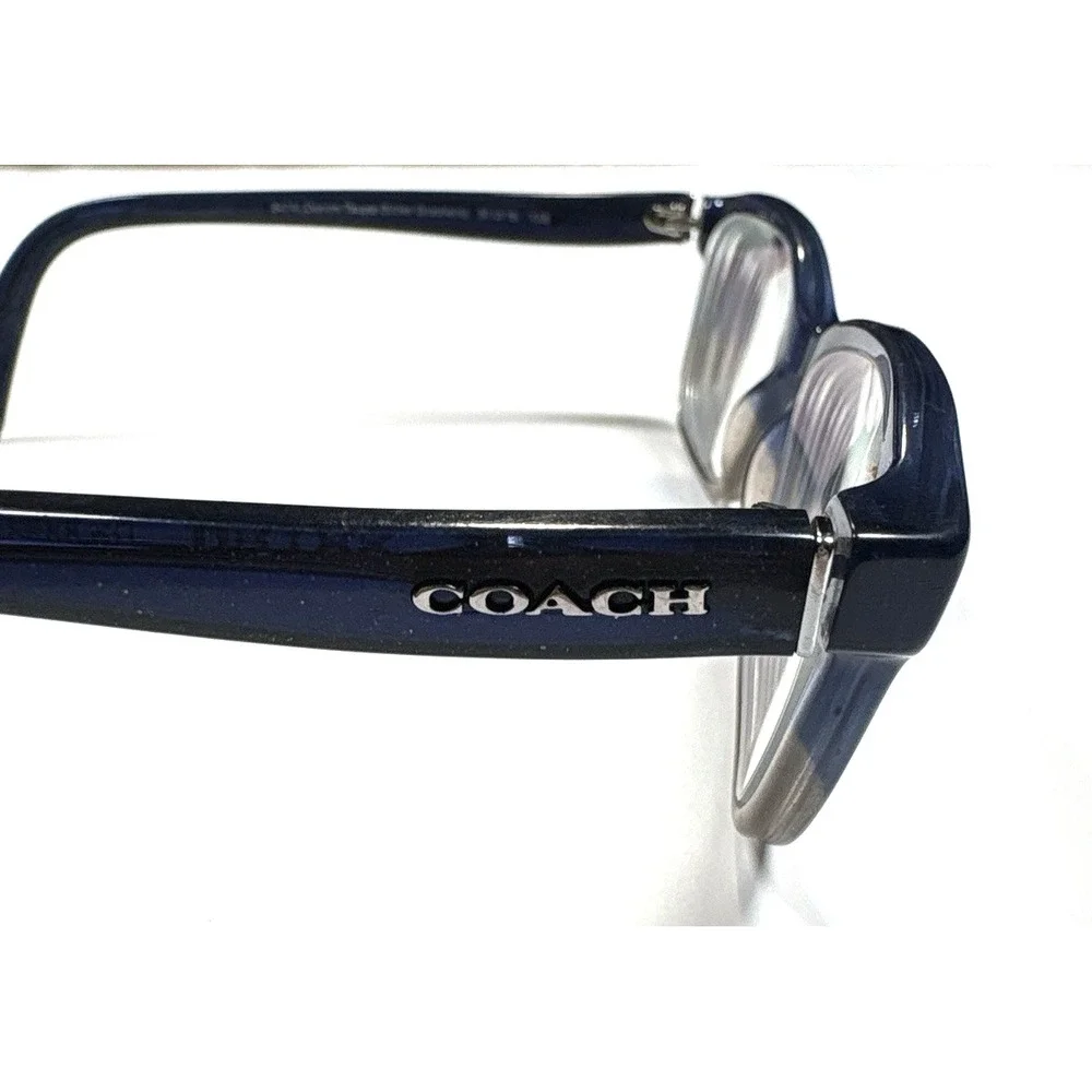 COACH Eyeglasses Frame HC6089 5474 Denim‎ Taupe Blue Glitter 49-16-135 H19867